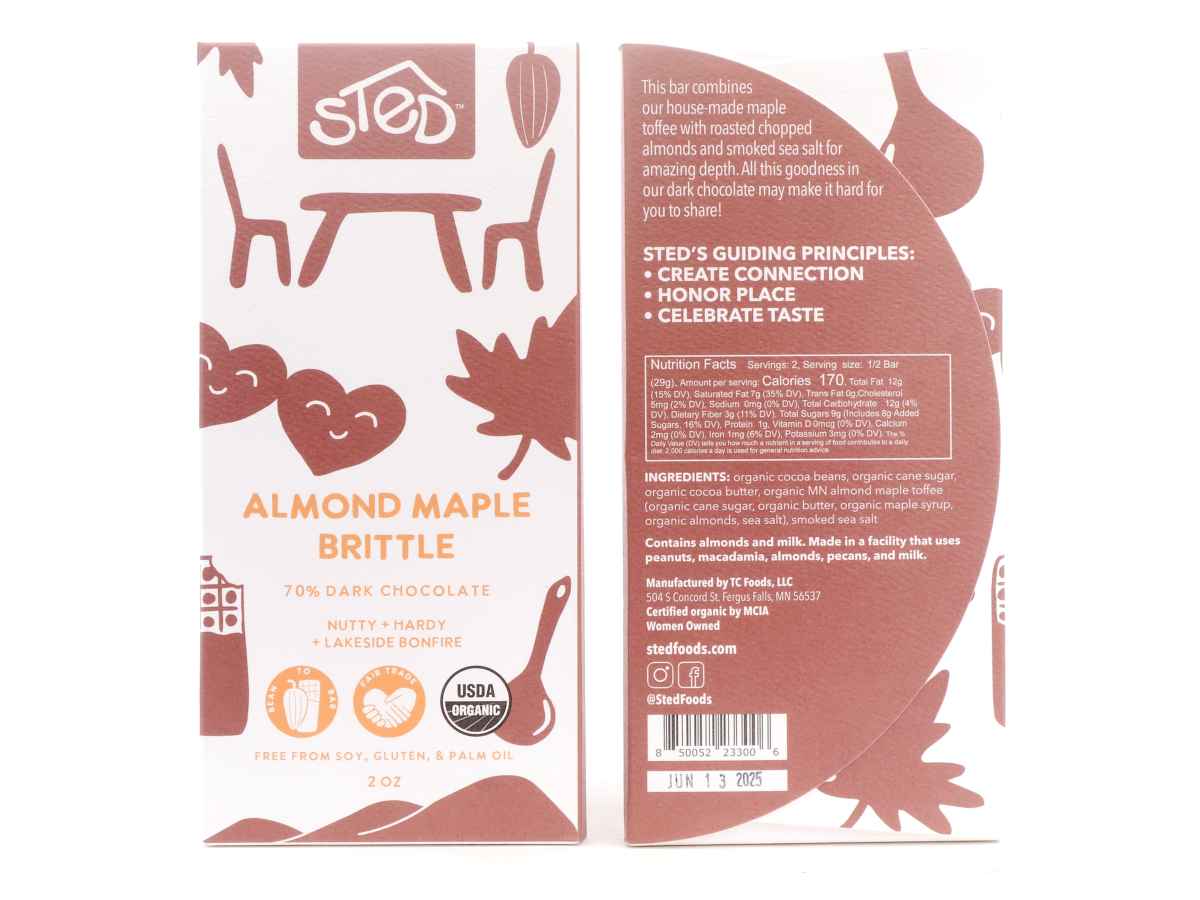 Sted Almond Maple Brittle 70%