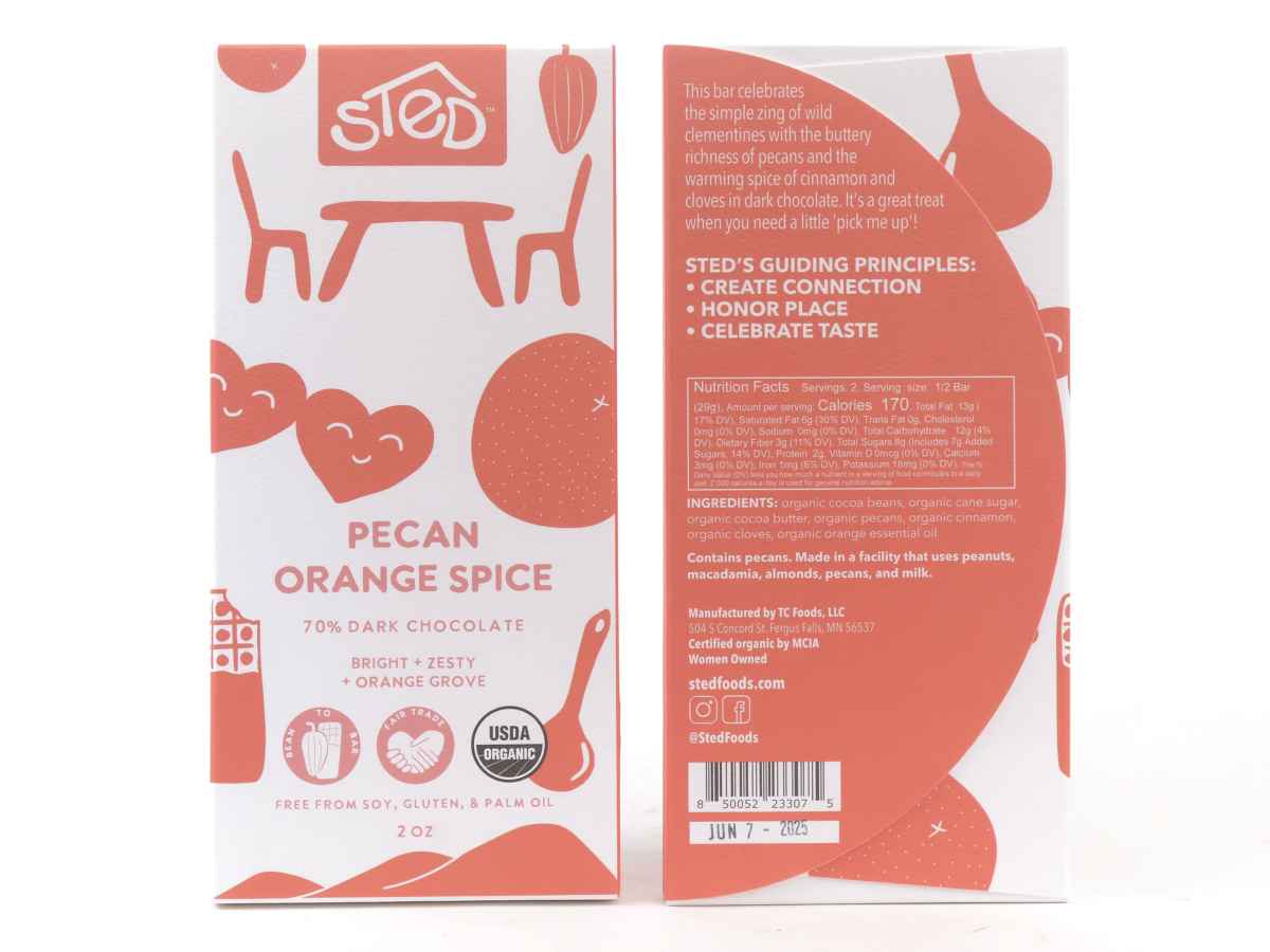 Sted Pecan Orange Spice 70%