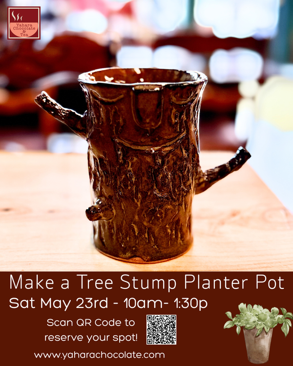 Make a Tree Stump Planter Pot - May 23