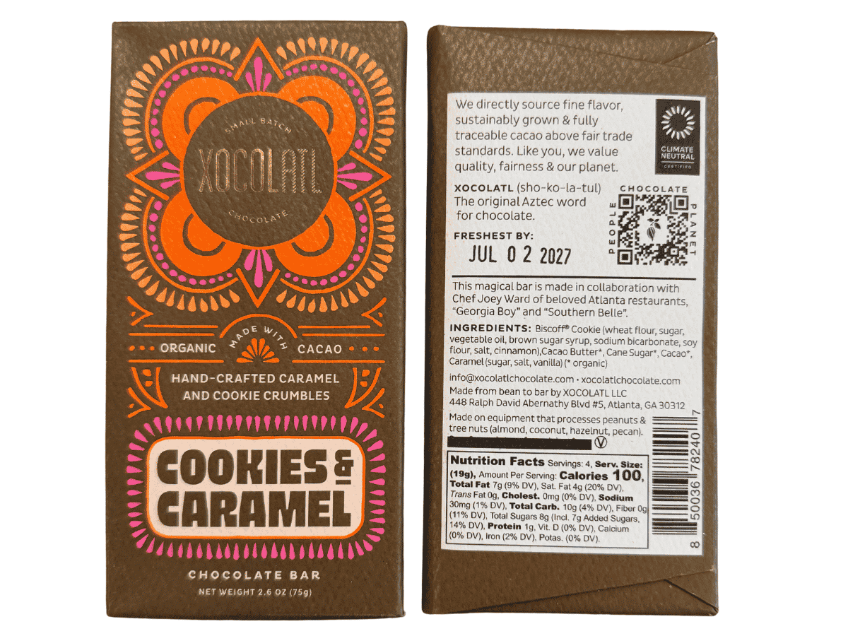 Xocolatl Cookies & Caramel Biscoff Chocolate