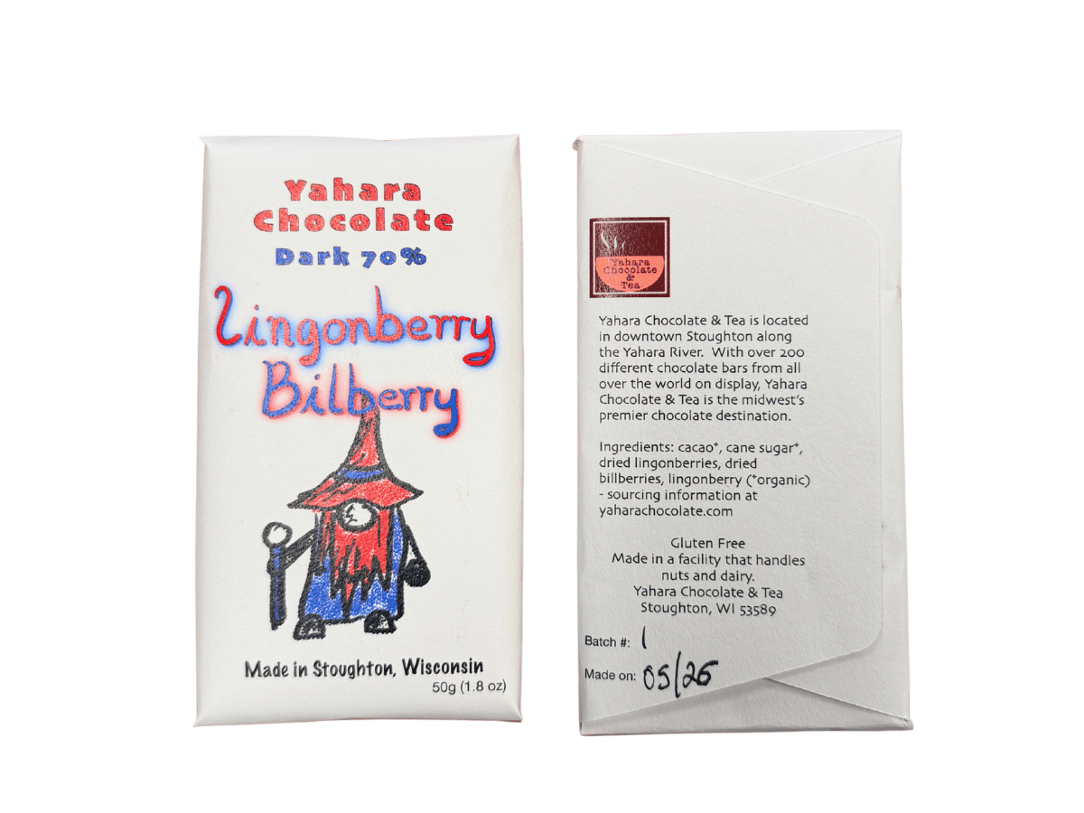 Yahara Dark Lingonberry Bilberry 70%
