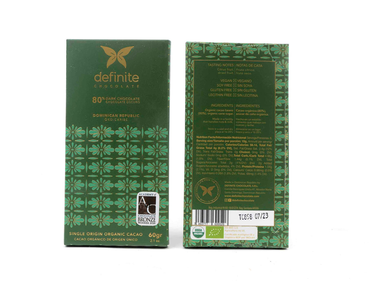 Definite Chocolate 80% Dark Oko Caribe