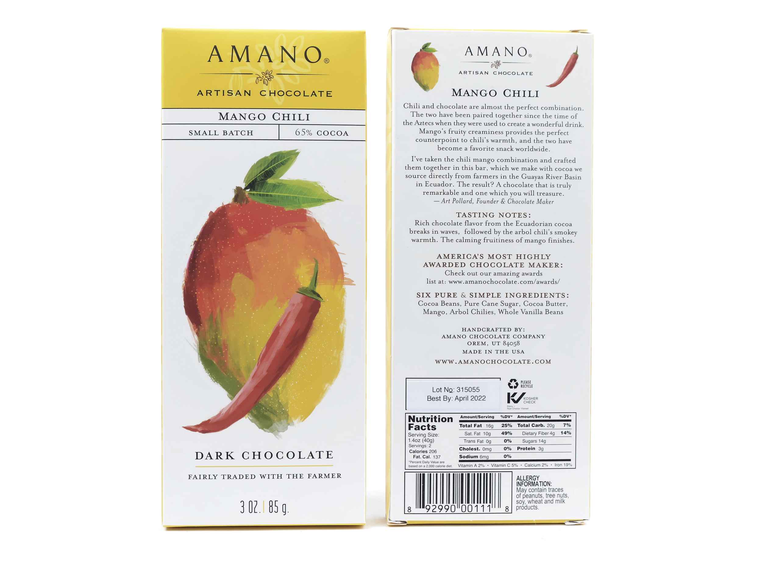 Amano Mango Chili 65%