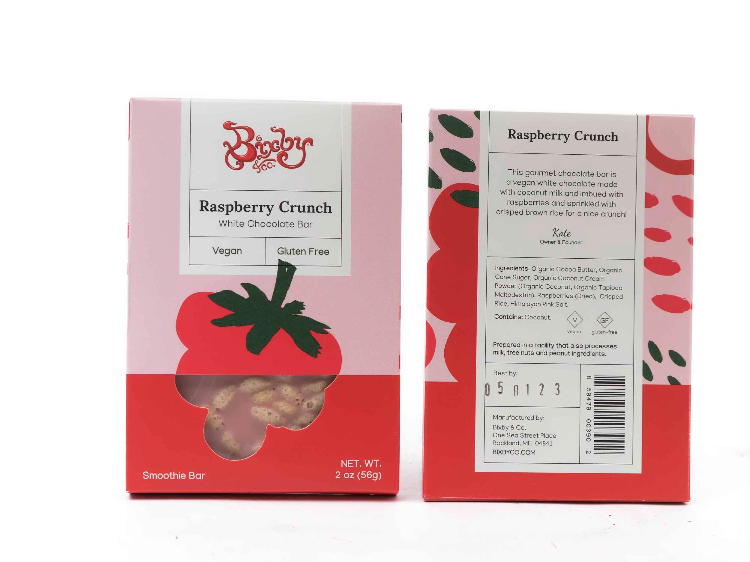 Bixby Raspberry Crunch Vegan White