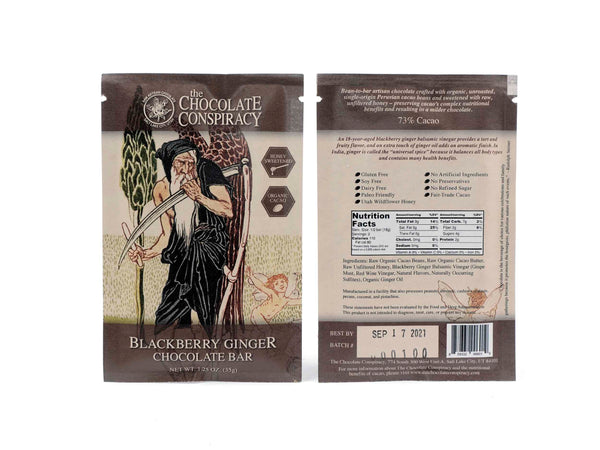 Chocolate Conspiracy Blackberry Ginger 73%