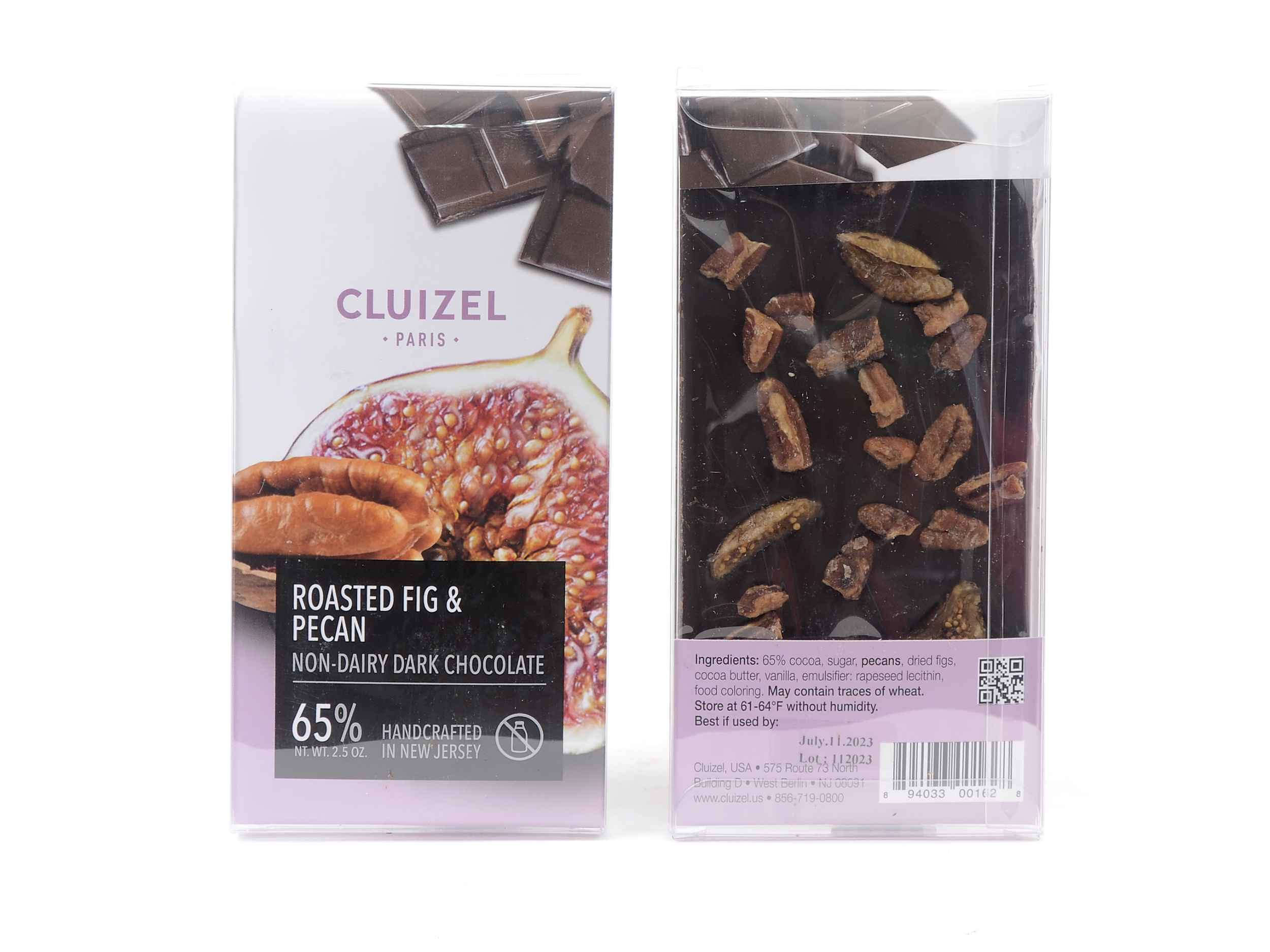 Cluizel Roasted Fig & Pecan 65%