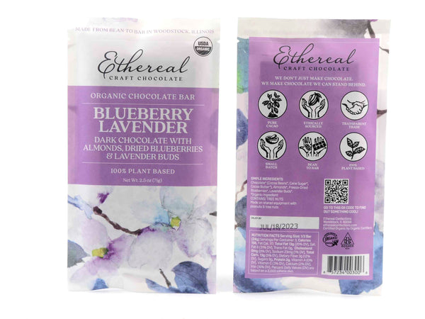 Ethereal Blueberry, Lavender, Almonds 66%