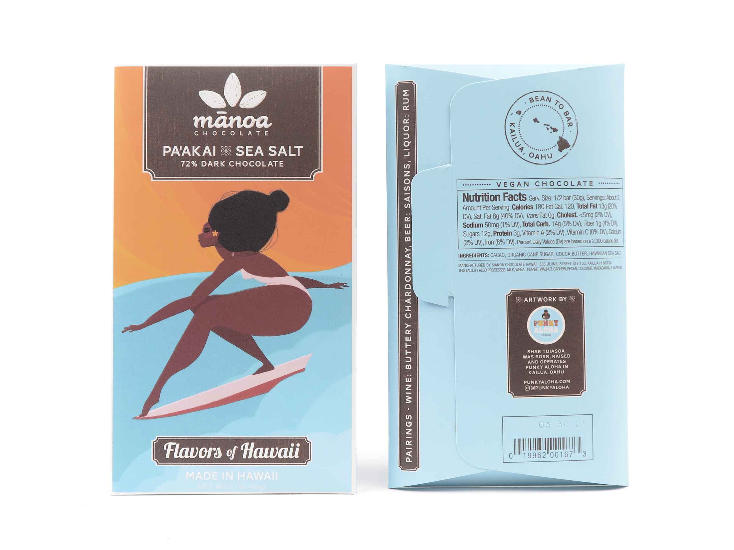 Manoa Sea Salt Dark 72%