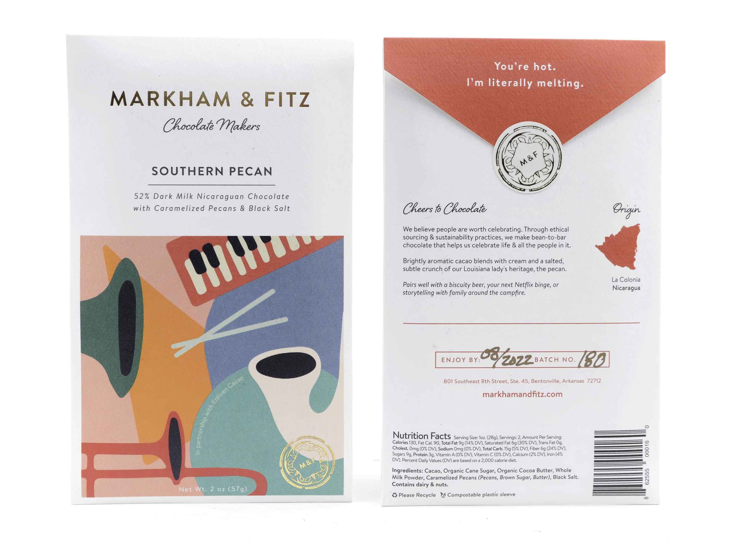 Markham & Fitz Southern Pecan (milk) 52%