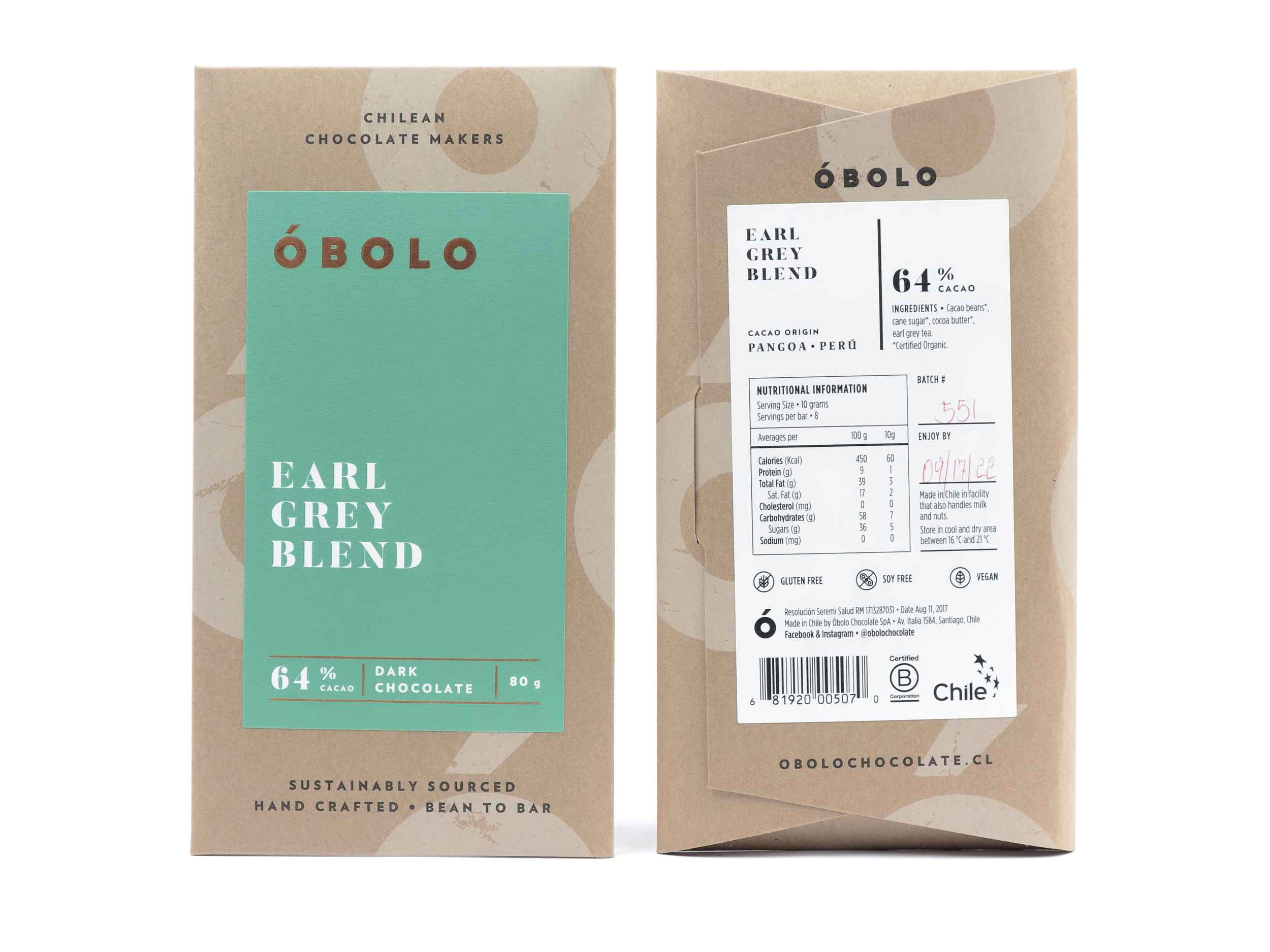 Óbolo Earl Grey Blend 64%
