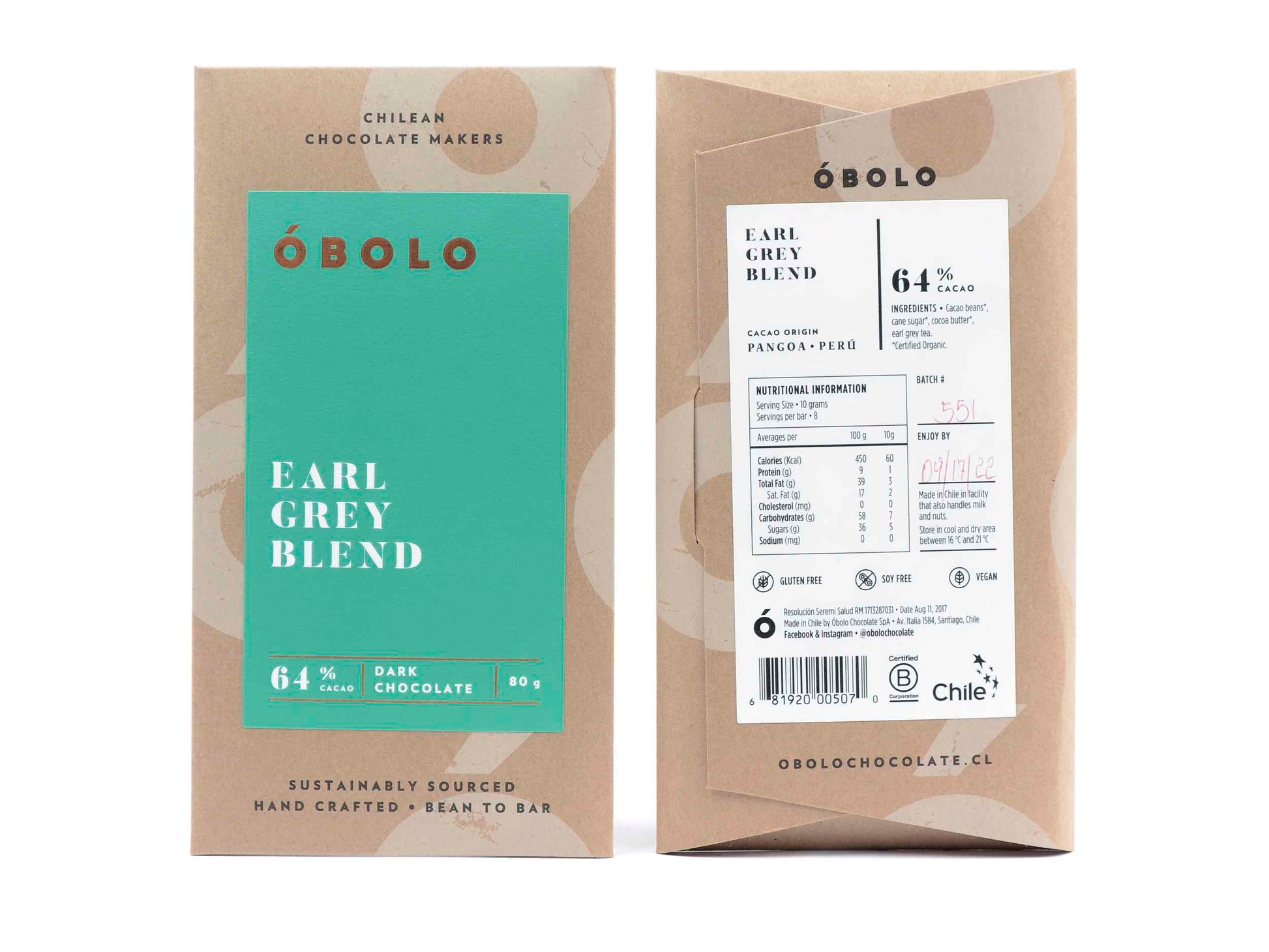 Óbolo Earl Grey Blend 64%