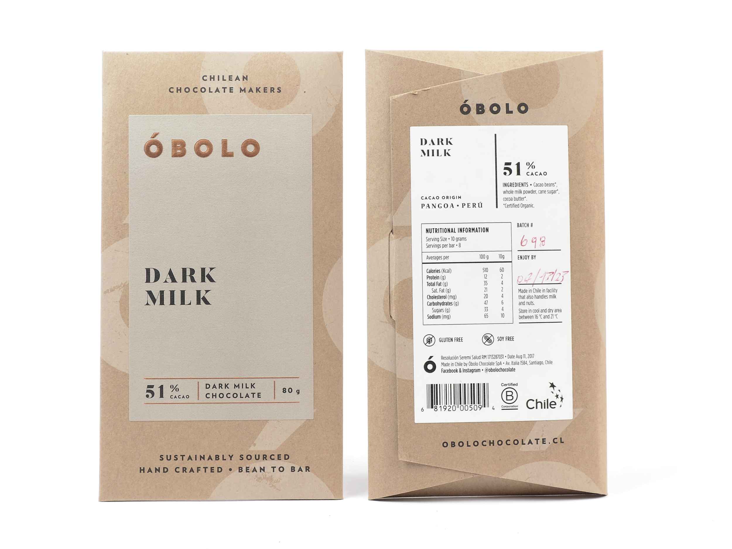 Óbolo Dark Milk 51%