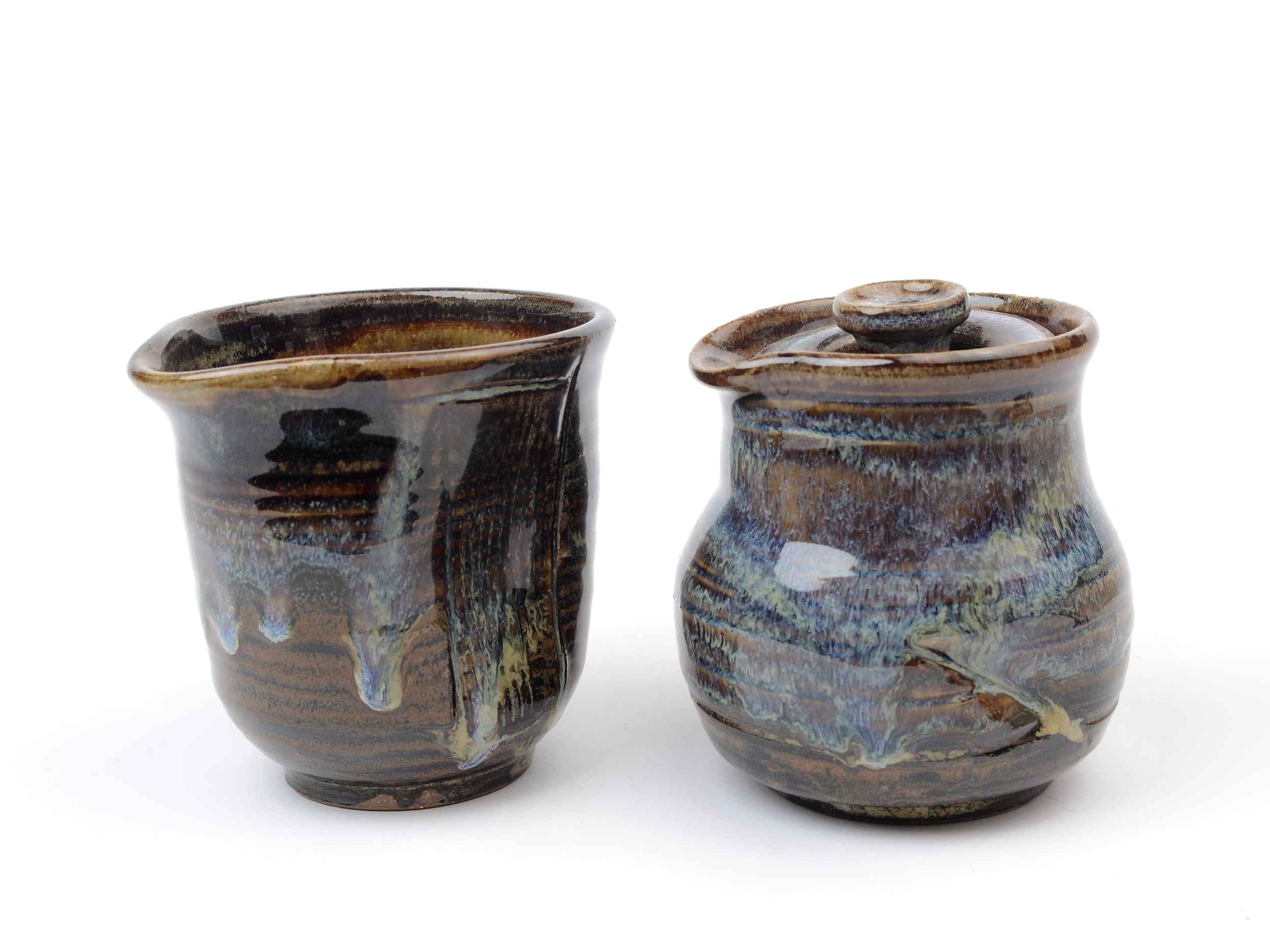 Brown Tea Pot Set