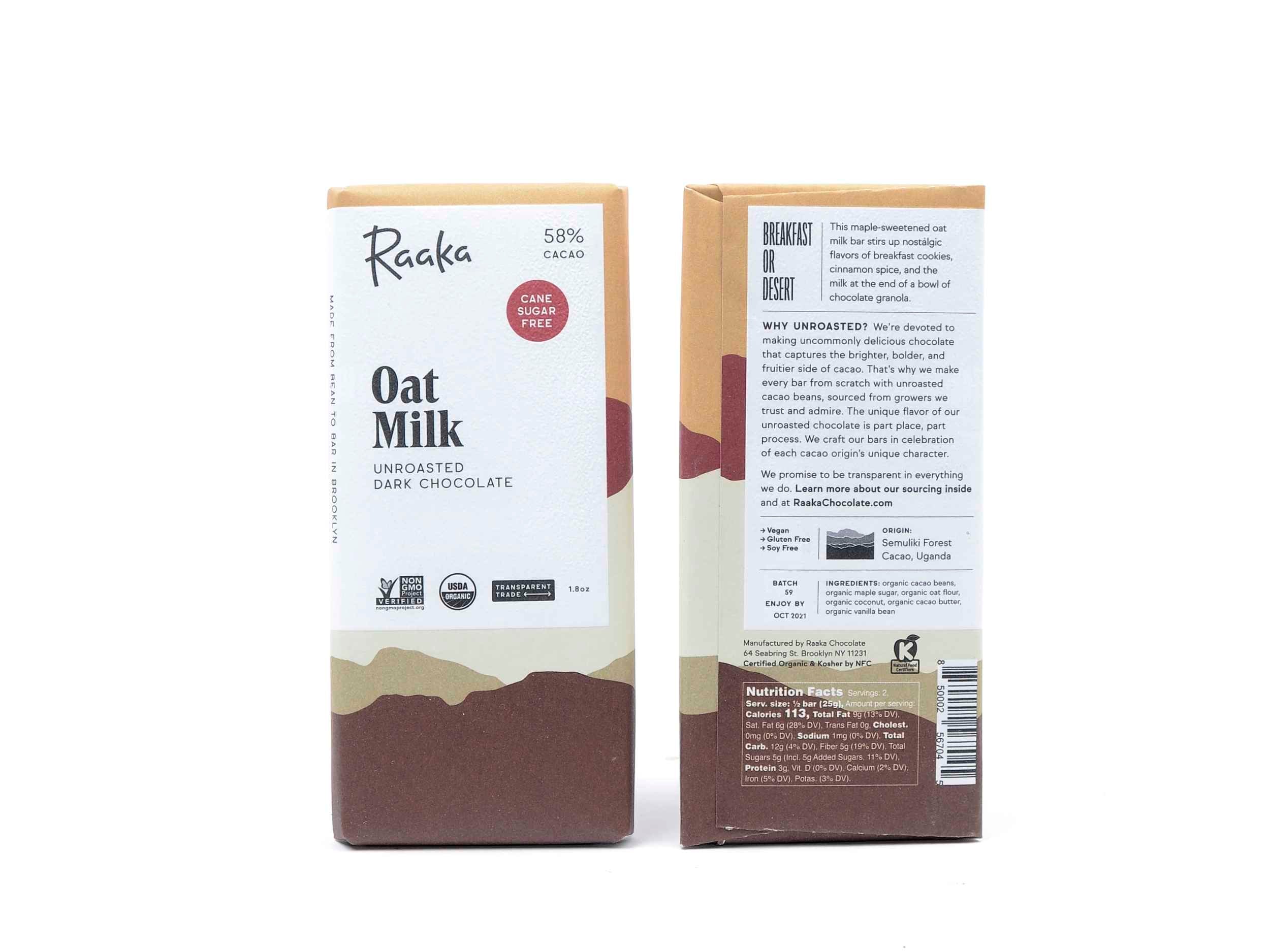 Raaka Oat Milk 58%