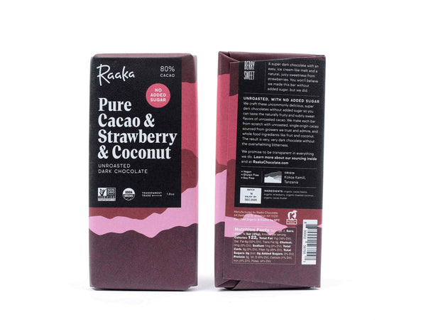 Raaka Strawberry Coconut 80%