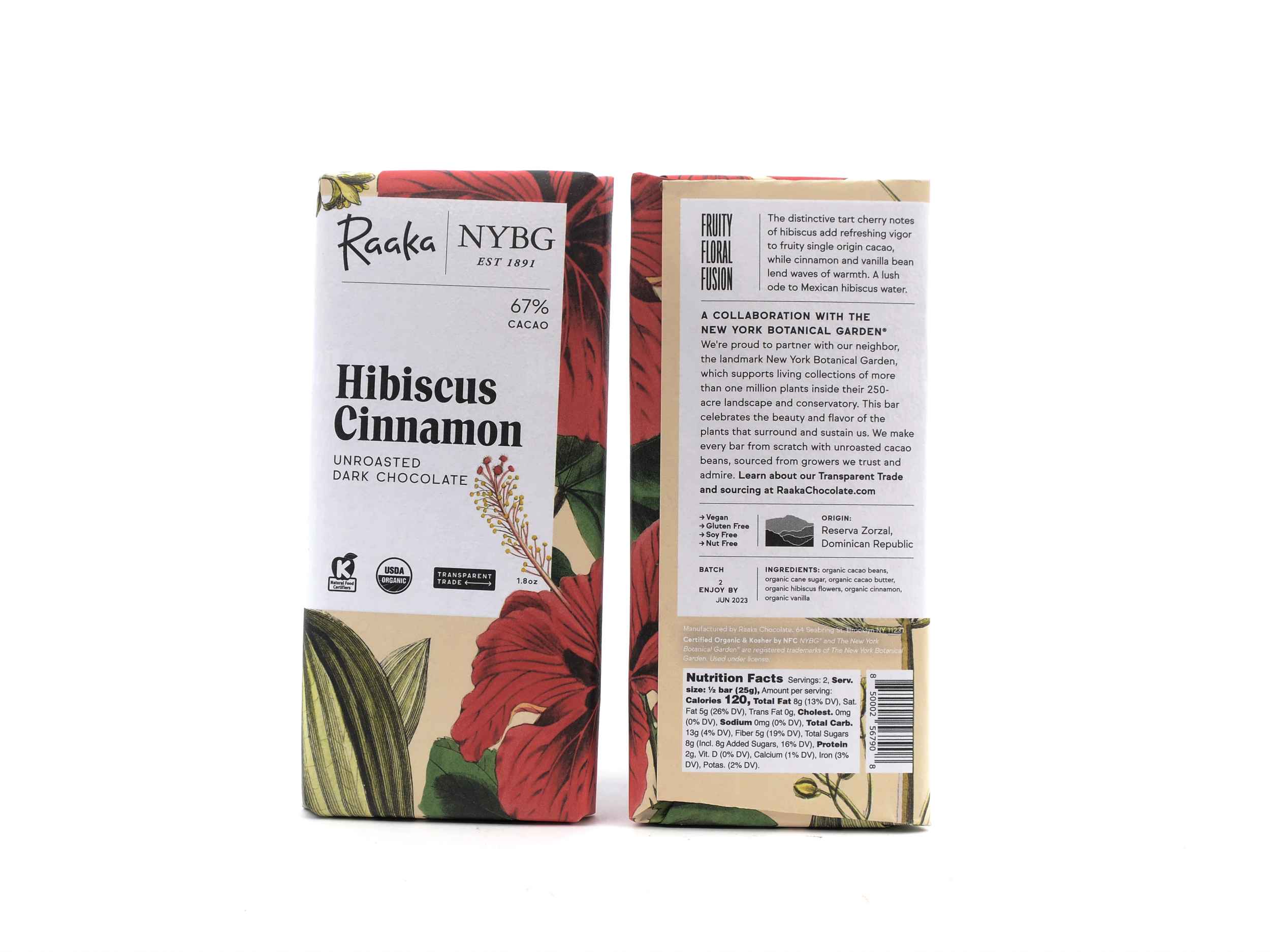 Raaka Hibiscus Cinnamon 67%